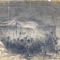 Evening Prayer Meeting at City Point during the Siege of Petersburg