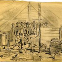 Distributing Thanksgiving Favors to the Soldiers of the Army of the Potomac during the Siege of Petersburg