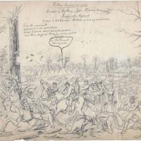 Battle of Shiloh or Pittsburg Landing, Tennessee: Centre; Sunday Morning